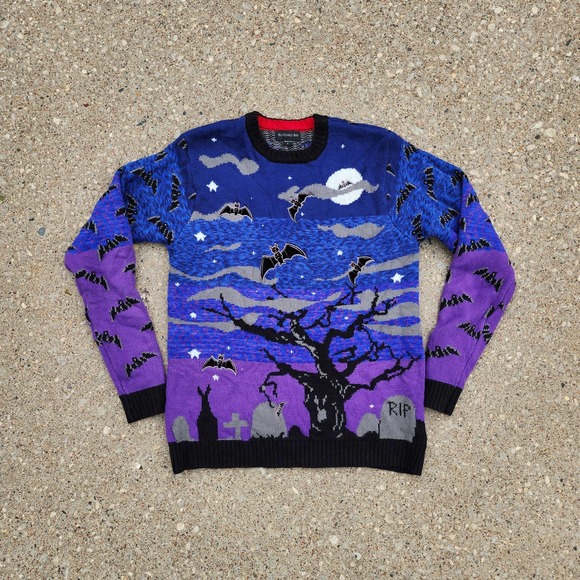 Other - Vintage Knit Halloween Bat Sweater